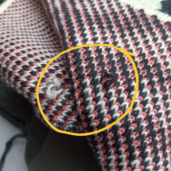 Davi & Dani Corduroy Aztec Knit Shacket Gray Size 3XL - Picture 13 of 15